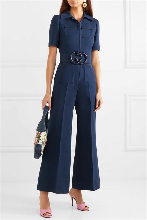 gucci belted jumpsuit|22 Photos of the Gucci Belt That's Currently a Top Fashion.